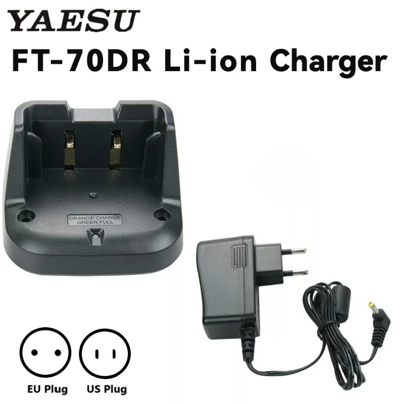 Yaesu เครื่องชาร์จแบตเตอรี่ FT70D แบบเร็ว, เครื่อง SBR-24LI วิทยุสองทางสำหรับ FT-70D FT70DR FT70DR FT70DS FT70DS เครื่องรับส่งวิทยุ