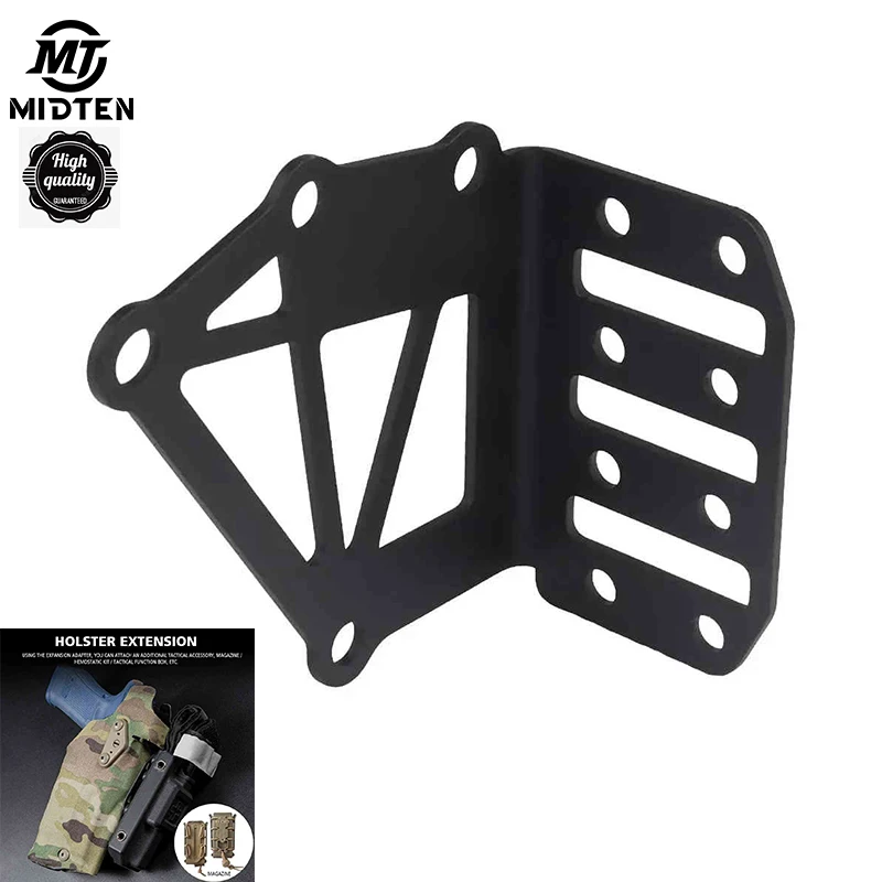 Holster Tactical Negative Cant Plate Equipment Mount Airsoft Handgun Case NCPE Extension Tourniquet Front Mounting Platform