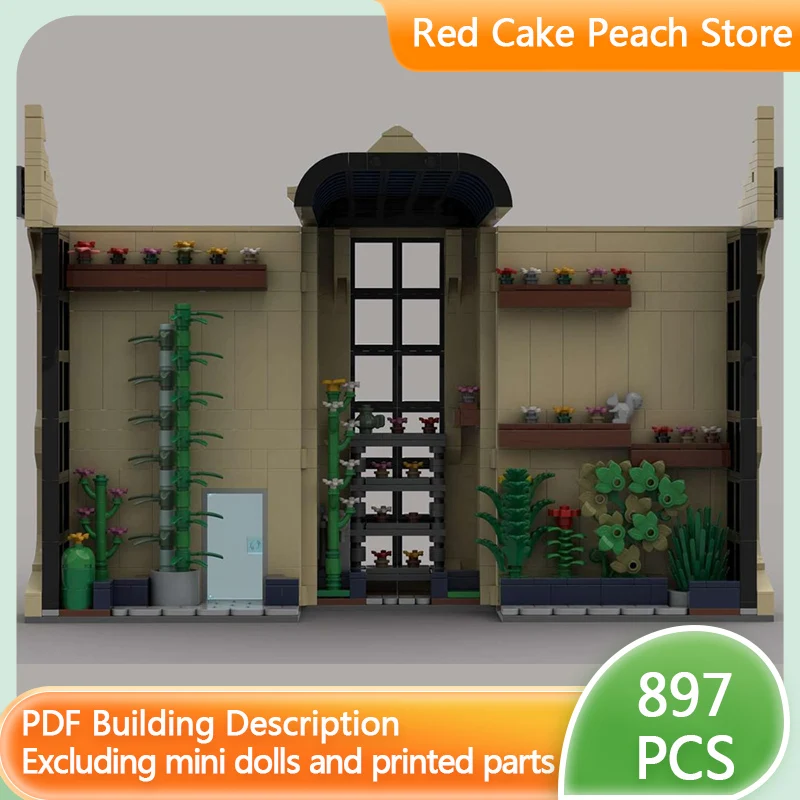 

City Street View Model MOC Building Bricks Terrarium Garden Nursery Modular Technology Children Holiday Gifts Assemble Toys Suit