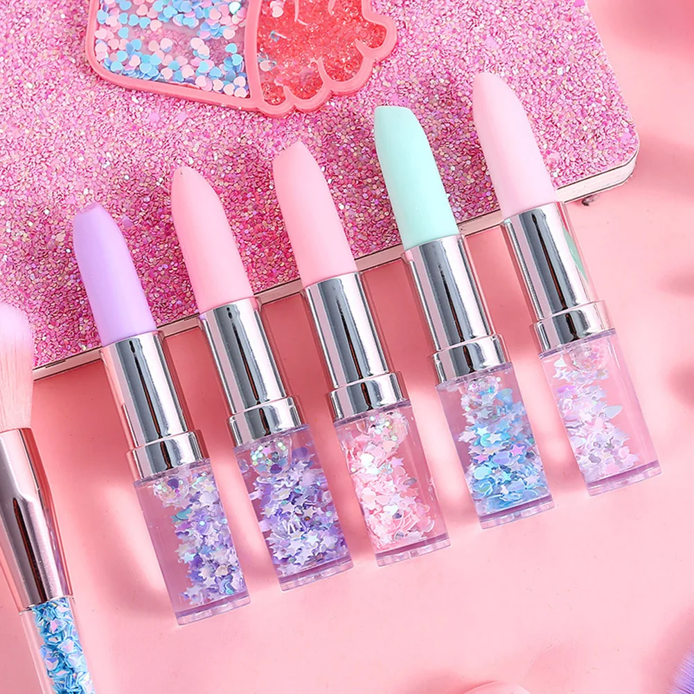 

4 Pcs Cute Lipstick Shape Lipstick Shape Writing Pens for Students Writing Pens Kids Gifts Stationery Supplies