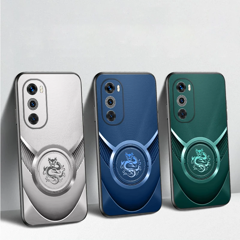 

Circular silver dragon For Motorola Moto G 04 G05 14 15 24 34 35 54 55 75 84 85 Edge 40 50 Fusion 60 Fusion TPU soft phone case