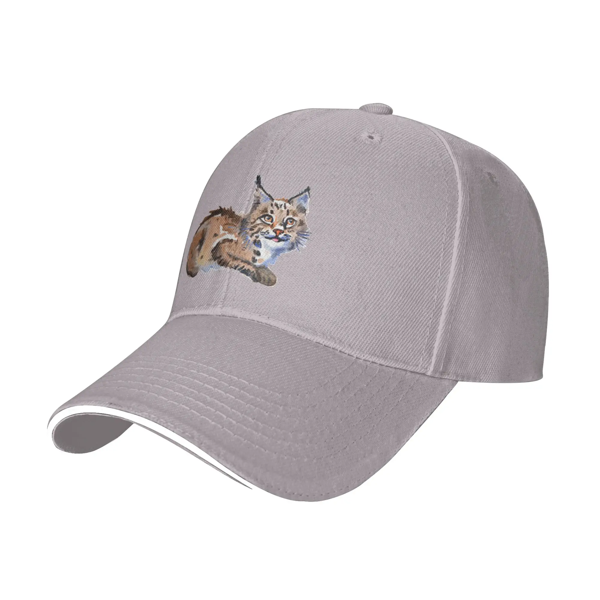 bone-de-beisebol-feminino-com-aba-curva-estampado-em-aquarela-colorida-de-gato-bravo-–-marca-fashion