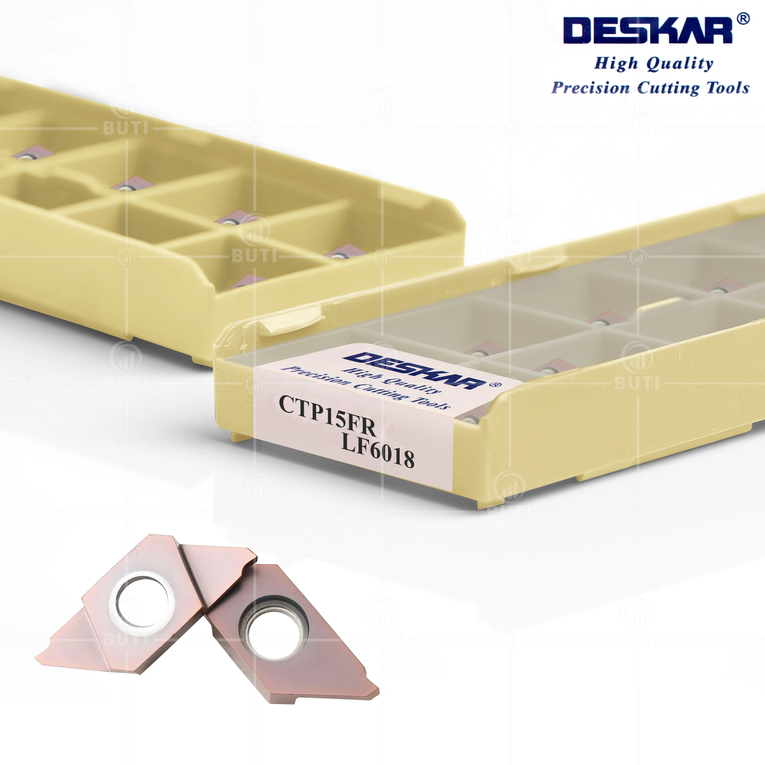 DESKAR 100% Original CTP07FR CTP07FRN CTP10FR 10FRN 15FR 15FRN 20FR 20FRN LF6018 CNC Lathe Turning Tools Carbide Inserts Cutter