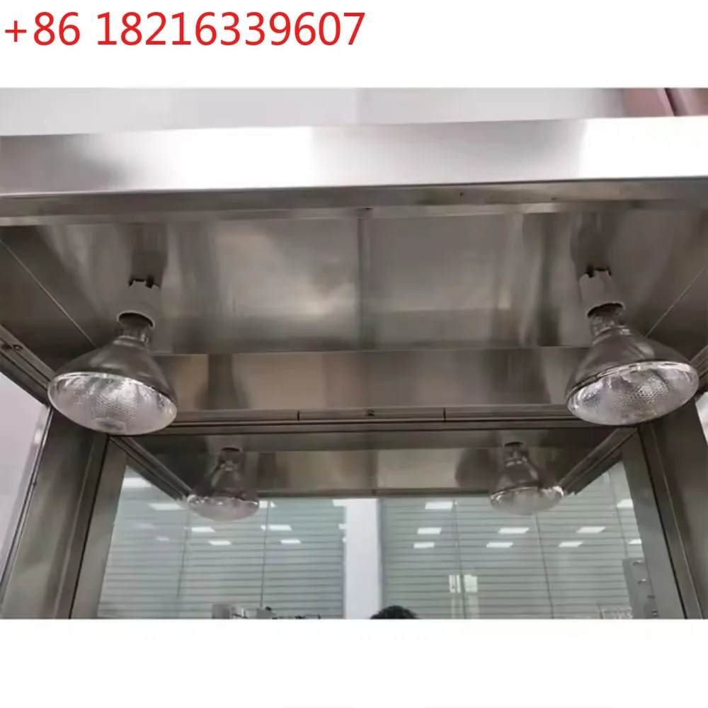 YAO Stainless Steel Countertop Chip Heater  Commercial LED Fried Food Warmer, French Fries/Nachos, Fast Heat, Easy Clean, Restau