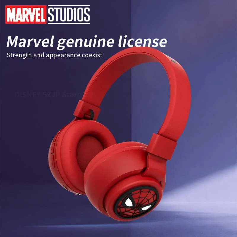 Disney Wireless Bluetooth Headphones Earphones X3 HIFI Surround Sound Foldable Laptop Headsets with Mic for Kids Anime Cartoon