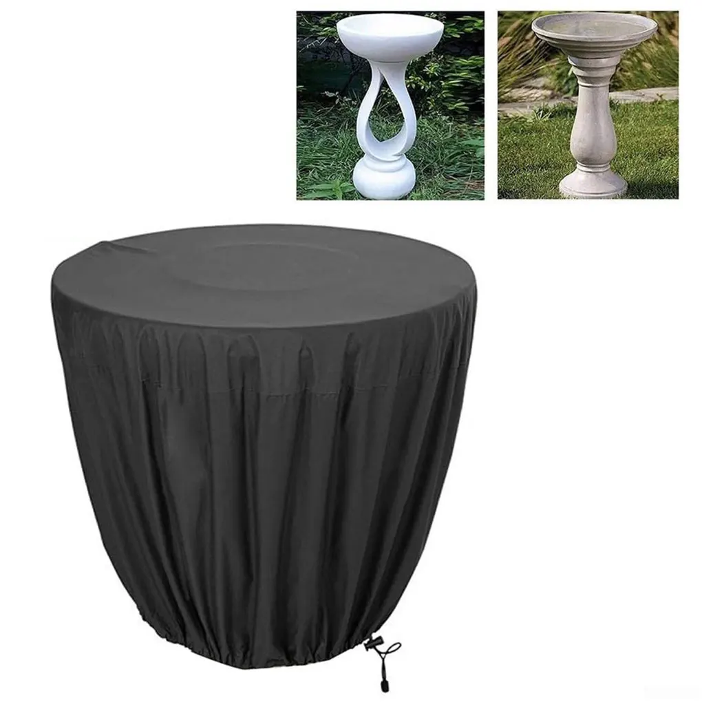 Waterproof Fountain Cover 210D Oxford Cloth For Winter Outdoor Fountain Fountain Protective Cover