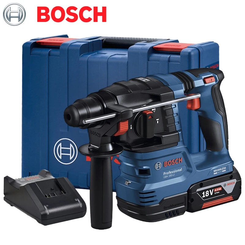 BOSCH GBH 185-LI 18V Cordless Rotary Hammer Battery Sets SDS Plus Construction Decoration Excavation Drill Hole Electric Drill