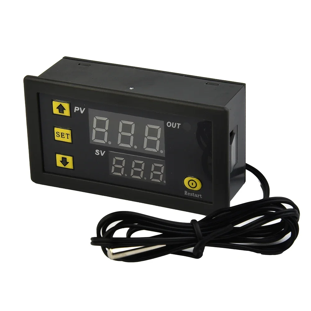 Fitting Temperature Controller Cool Digital Equipment Heat Kit Regulator Relay Replacement 12V/24V/110V-220V Switch Thermometer