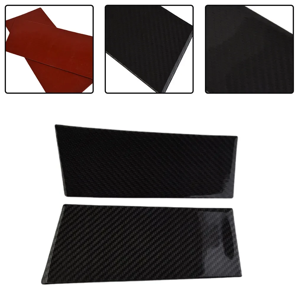 Car Window Door Column B Pillar Post Cover Trim  For Nissan 350Z 2003-2009 Carbon Fiber Sticker Car Accessories