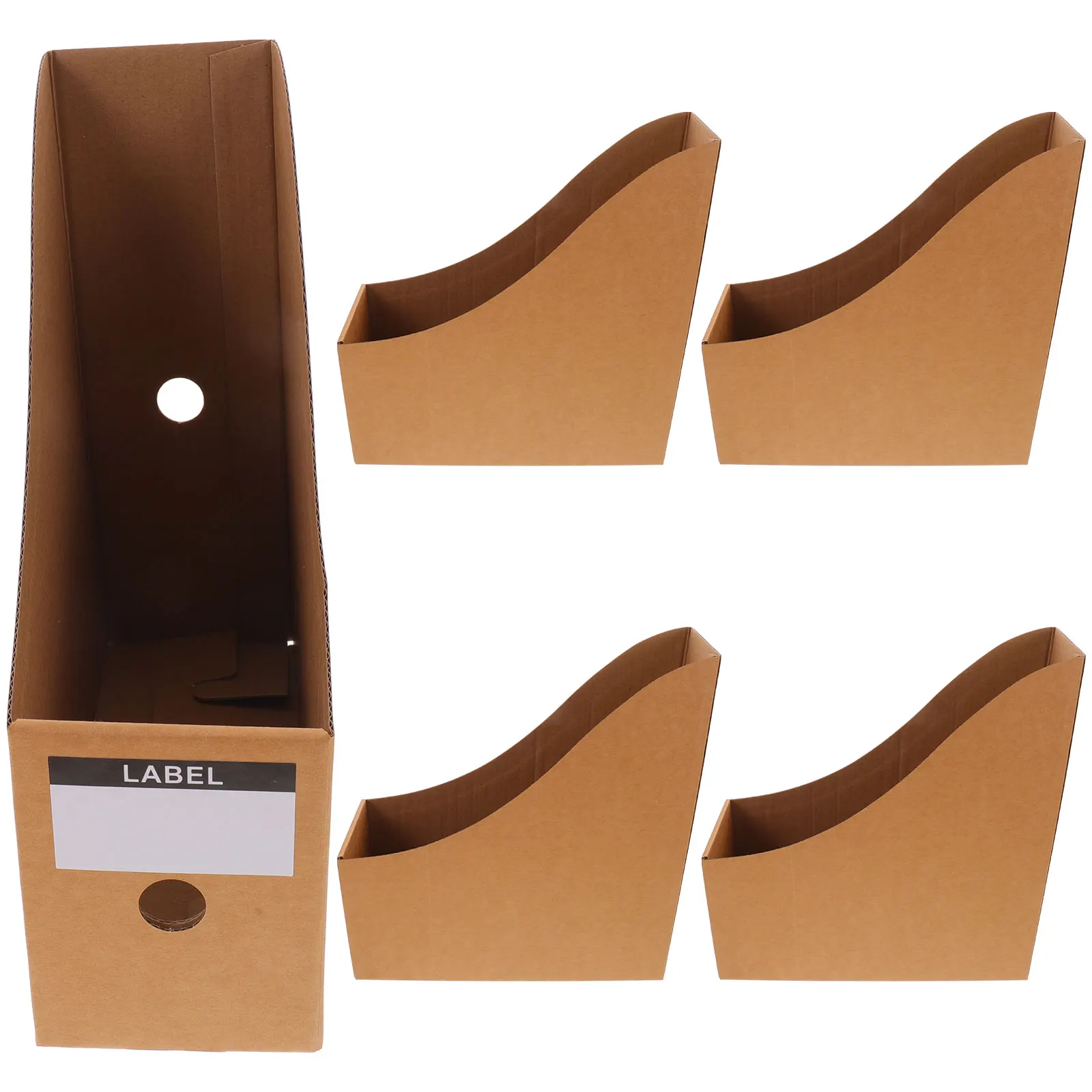 Rack per organizer per documenti da 5 pezzi, portaoggetti da tavolo, scaffale per ufficio, portariviste per documenti da tavolo