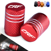 Motorcycle Wheel Tire Valve Caps Air Port Stem Cover Plug Aluminum For HONDA CRF 150 230 250 450 1000 R F X