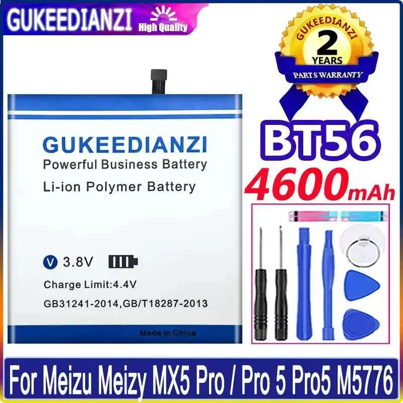 

Для Meizu Meizy MX5 Pro 5 Pro5 M5776 BT56 4600 мАч аккумулятор мобильного телефона высокая совместимость