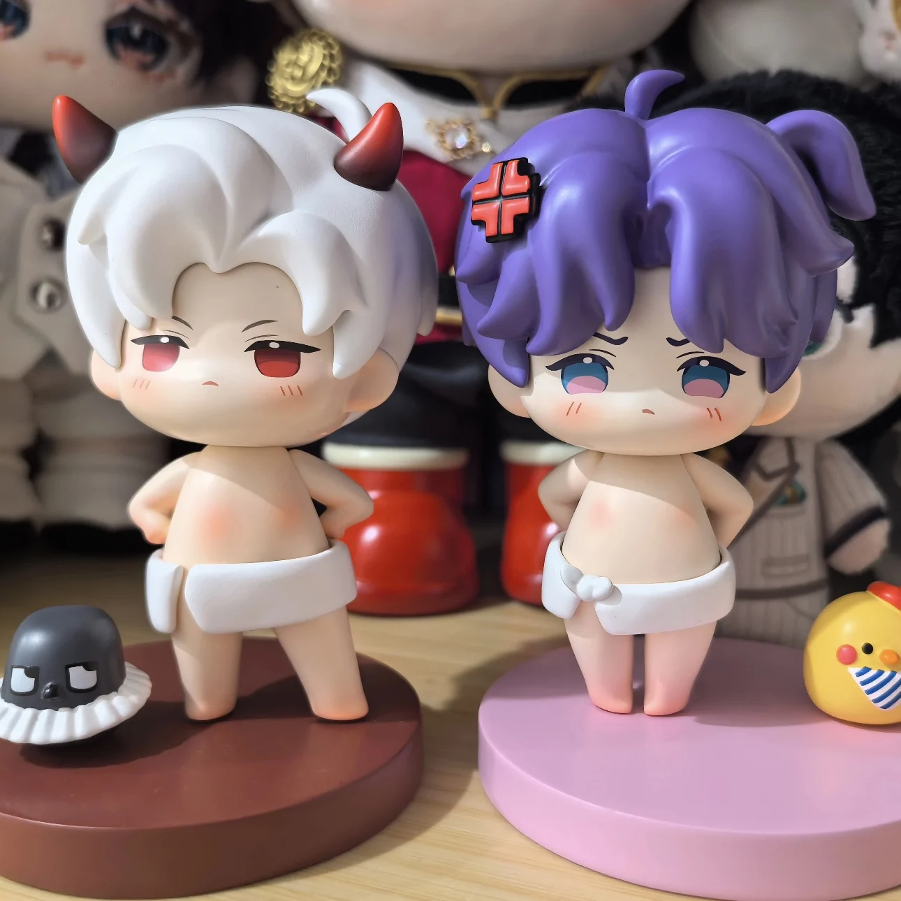 10 cm liefde en diepe ruimte spel Zhou Li Shen Qi Yu Shen Xing terugkeer Qin Che meid set klei ornament schattig desktop decoratie cadeau