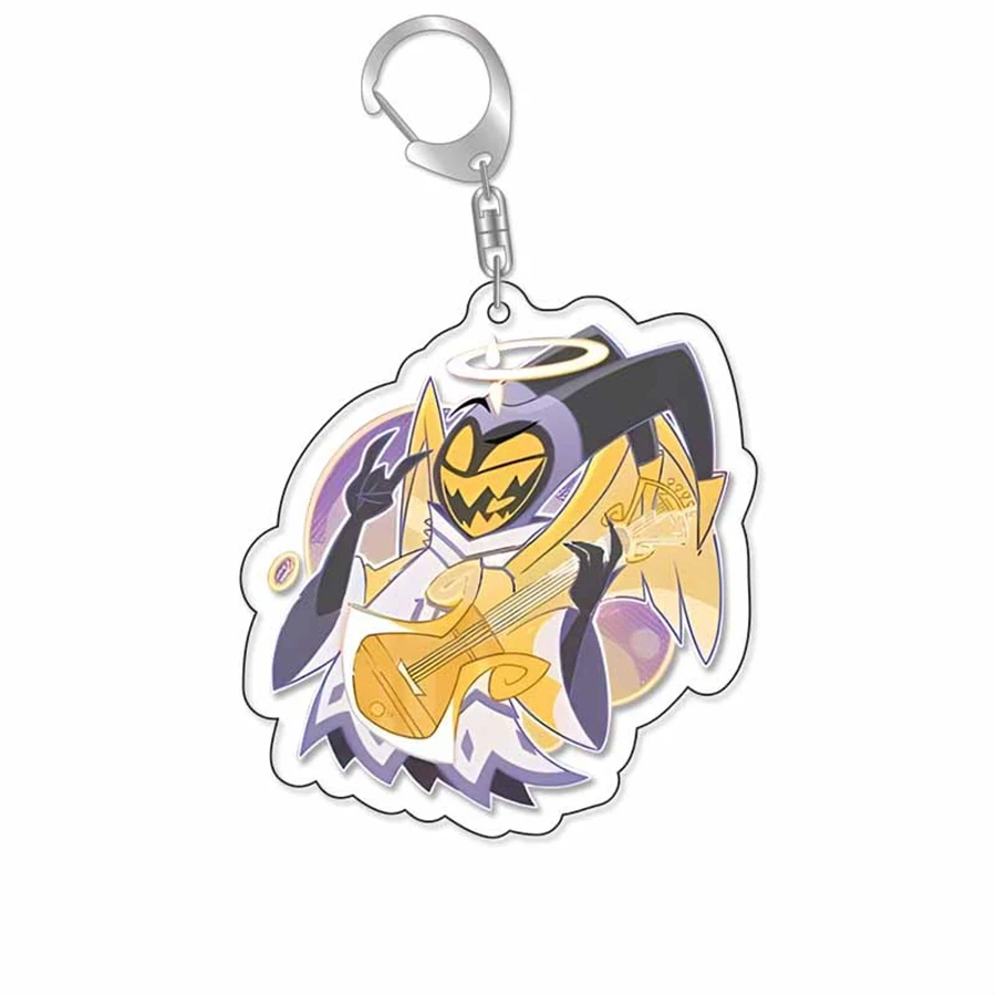 Anime acrylic keychain -Vaggie Alastor Cute Y2K Cartoon Pendant, suitable for bags and keys, perfect gift for fans car key bag