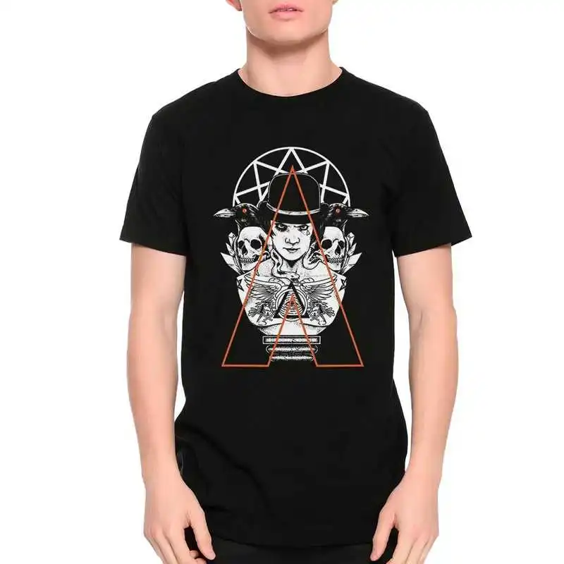 A Clockwork Orange Alex DeLarge T Shirt Vintage Movie Graphic Tee Stanley Kubrick 1970's Film Retro Short Sleeve Unisex Top