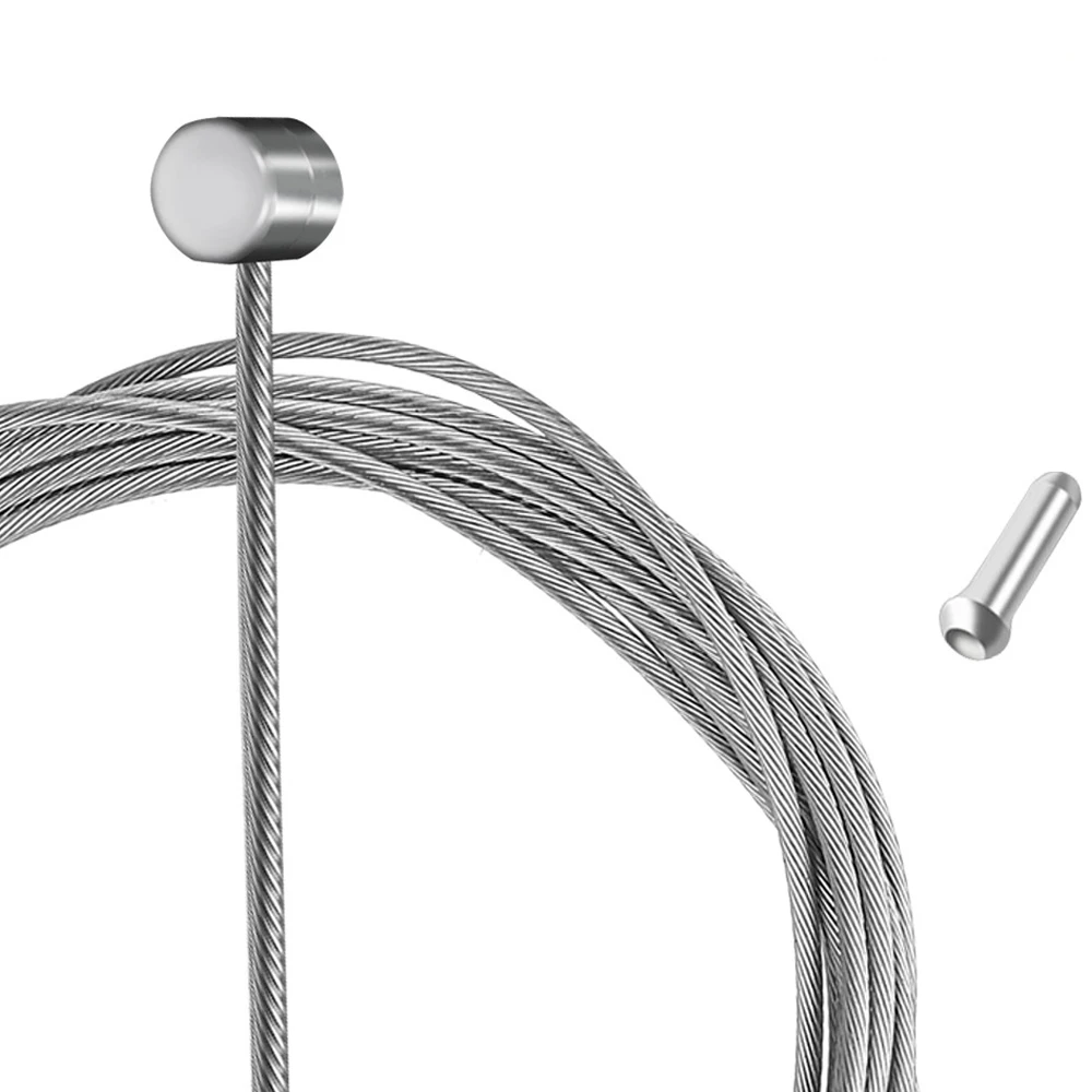 4/10/20 Stück MTB-Bremskabel – 0,9 m/1,7 m/2 m Edelstahl-Innenkabelkern, Haltbarkeit, inneres Bremskabel, inklusive Endkappen – Detail 3