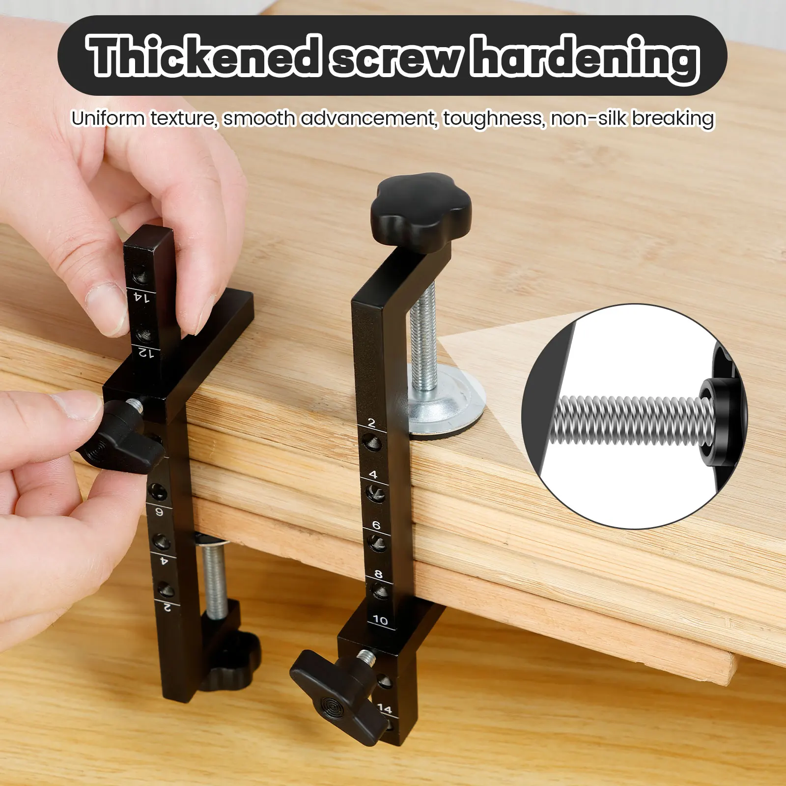 Cabinet Door Installation Positioner Solid Adjustable Alloy Cabinet Hardware Jig Thickened Cabinet Installation Tool Stable