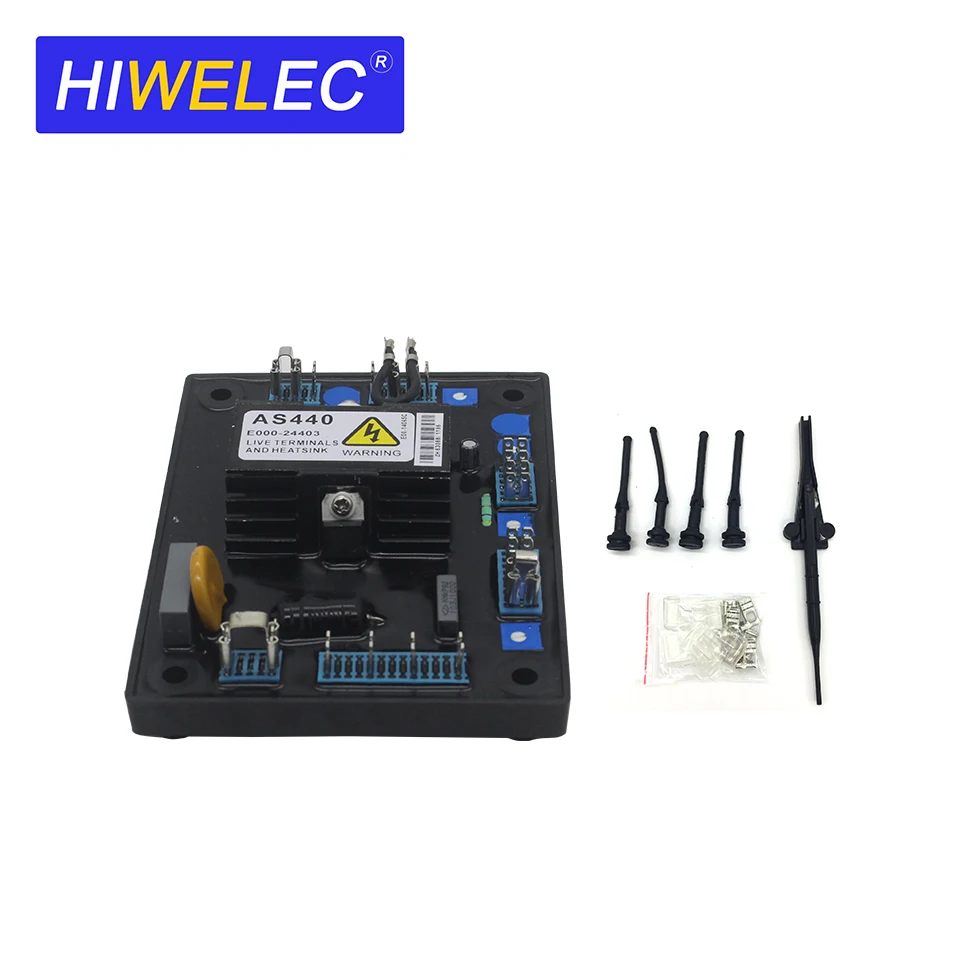 AS440 AVR Automatic Voltage Regulator Excitation Control Module Power Genset Stabilizers Generator Accessories