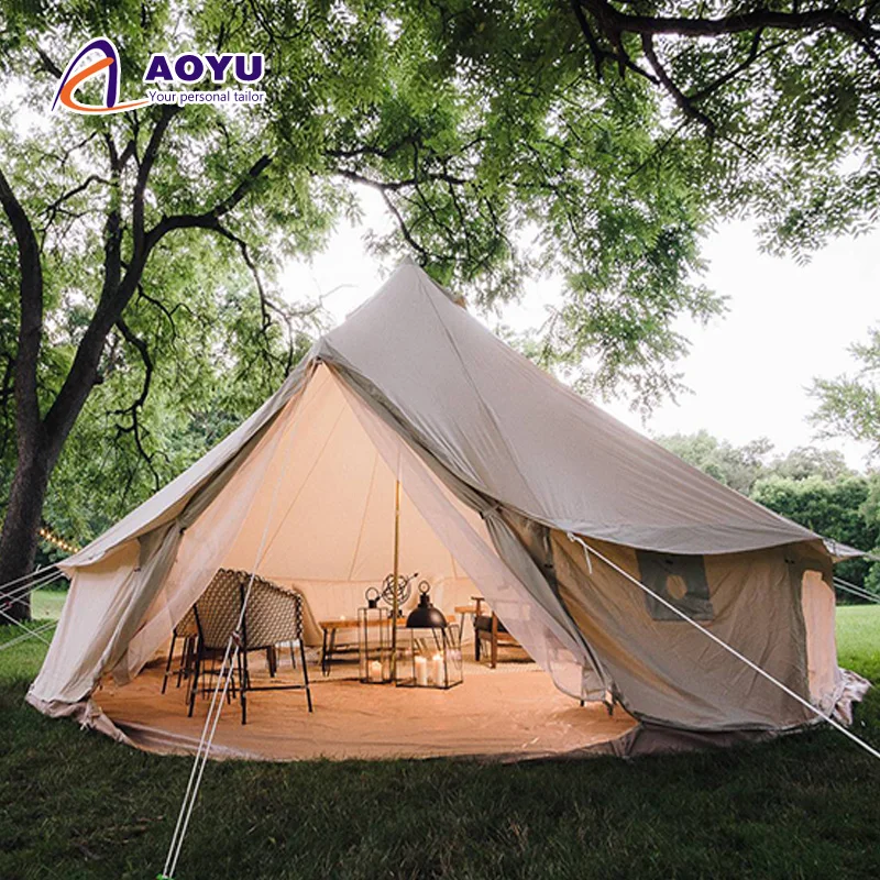 

Outdoor Camping Yurt House Luxury Sales From Glamping Ccabin Safari Tents Canvas Medieval Tent
