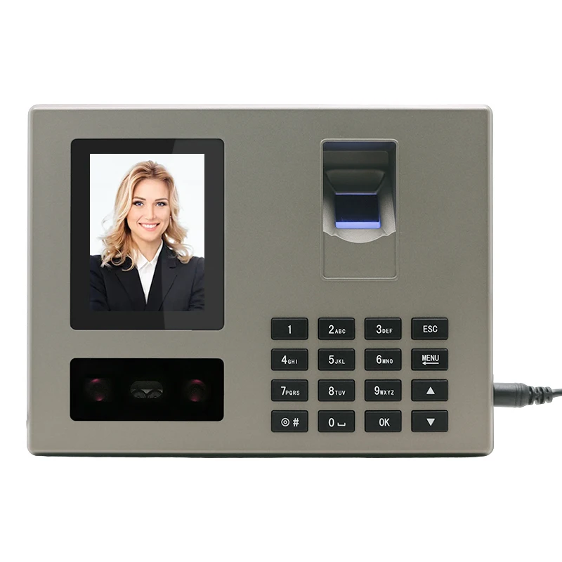 

FA03 Staff Biometric Face Recognition Fingerprint Scanner Clock in and Out Employee Time Attendance Machine Time Recorder