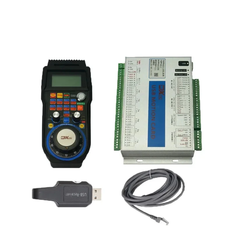 CNC Mach3 Controller Ethernet Breakout Board MKX-ET Specialfication 3/4/6 axis WHB04B-4/6 wireless handhotel 2000KHz