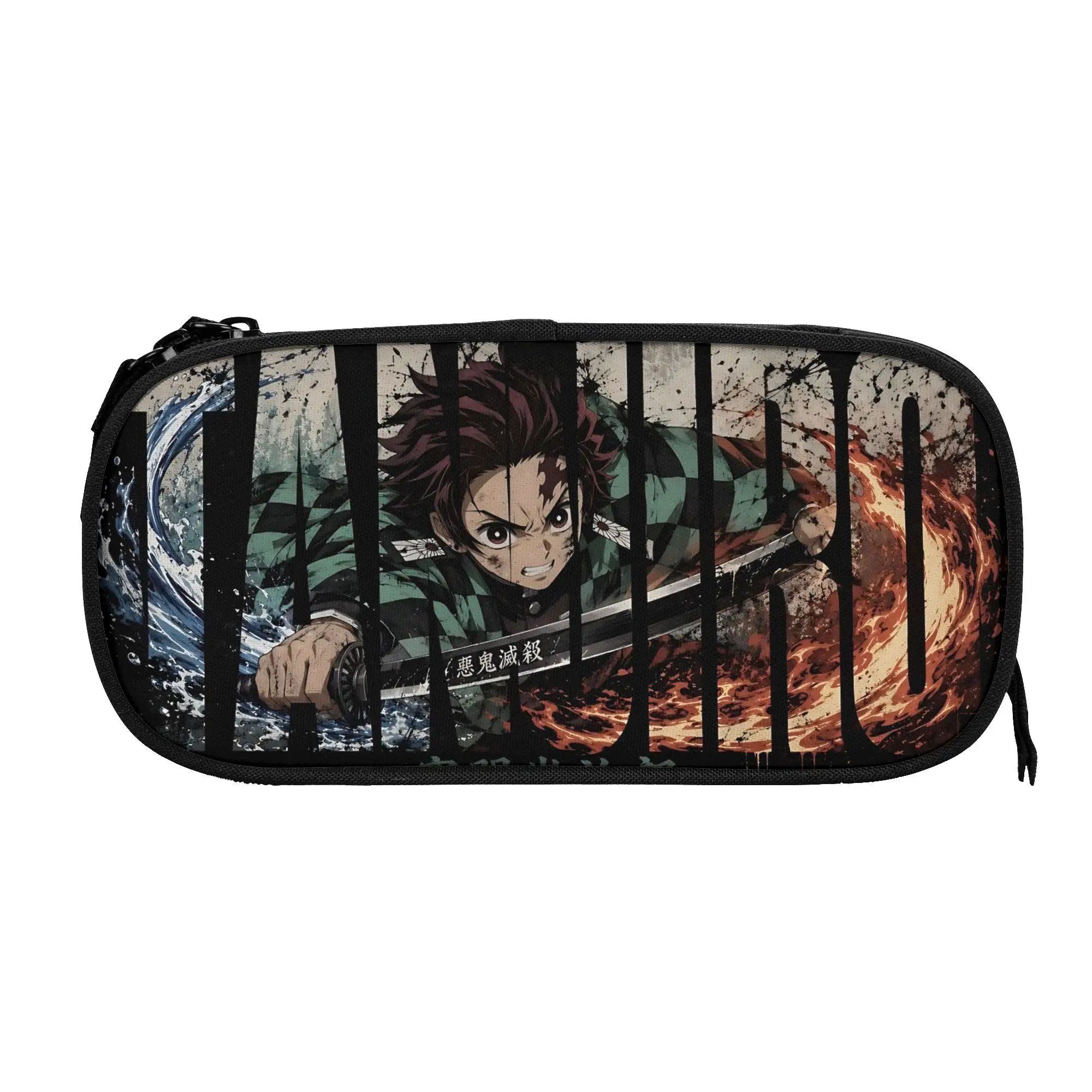 Custom Demon Slayer Large Capacity Bags for Child  School Pencil Bag for Boys Gilrs Kids