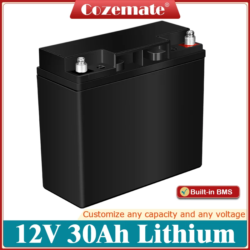 リチウムイオンバッテリー 12V 30Ah リチウムイオンバッテリーパックキャンプ屋外電源電気自動車バックアップ電源 + 3A 充電器