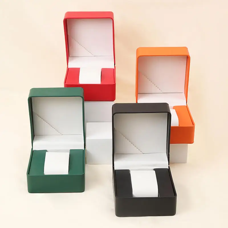 Fashion Watch Box Jewelry Box Case Bangle Bracelet Wrist Watch Jewelry Present Black Gift Box Square Storage Box