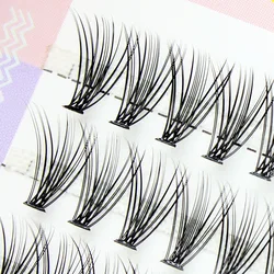 MUYD Desent Mink 10D/20D Cluster Eyelash Extension False Volume Cluster Mink Lashes Natural Faux Makeup Individual Eyelashes