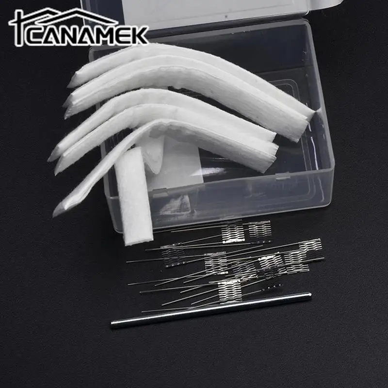 1Set DIY Tool Rebuild Kit Mesh Coil Resistance Wire For XROS 0.8ohm DORIC 20 0.9ohm Accessories