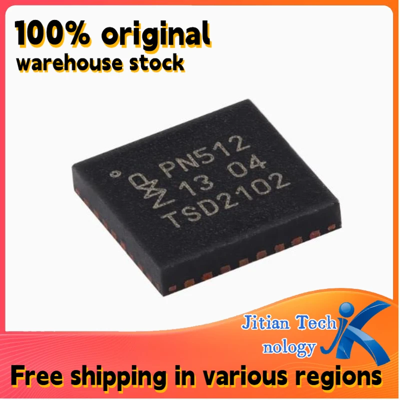 100% original inventory 10PCS PN5120A0HN1/C2 logo PN512 QFN-32 Channel direct sales