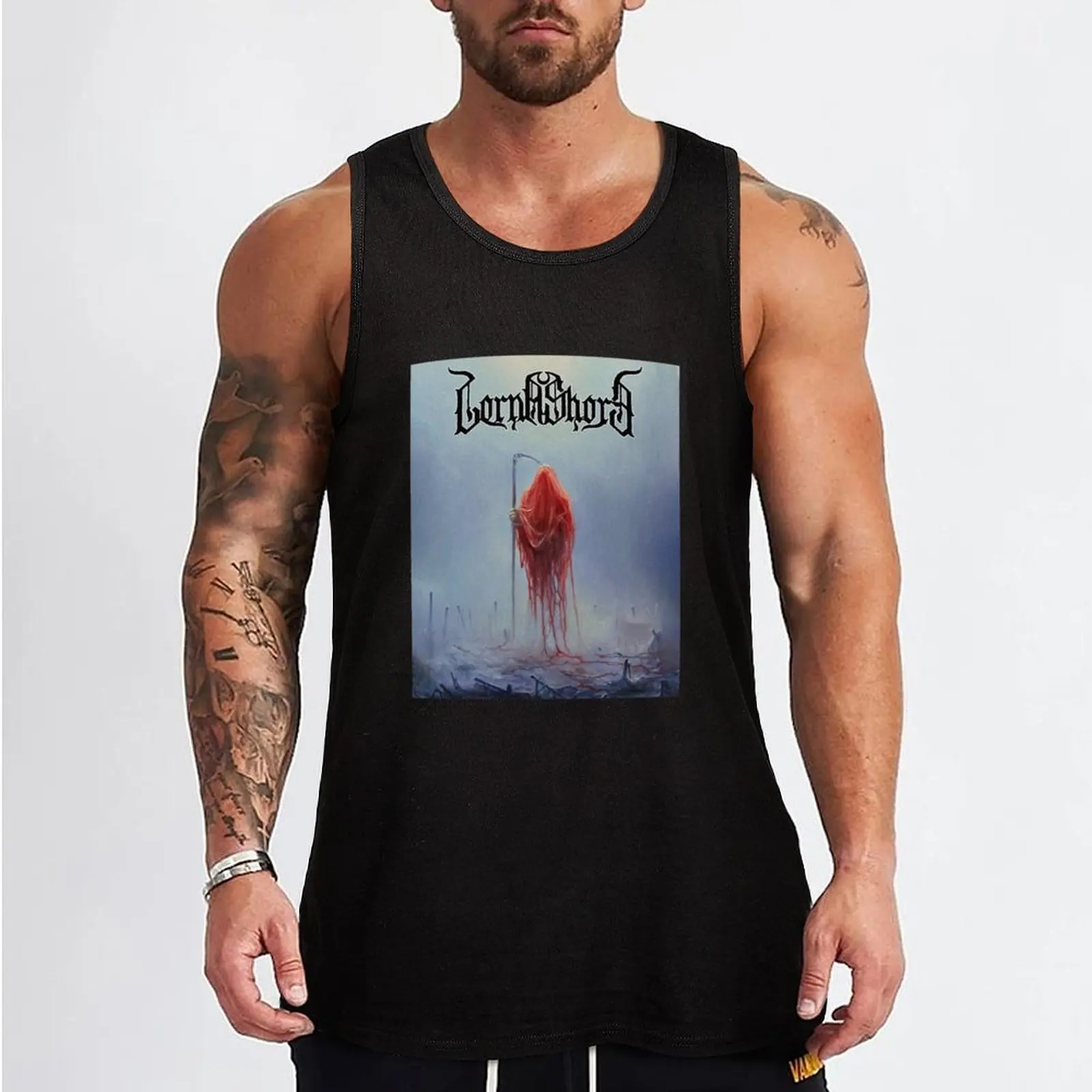 Lorna Shore Deathcore Band Merxtch Tank Top Clothing gym sleeveless Men's t-shirts