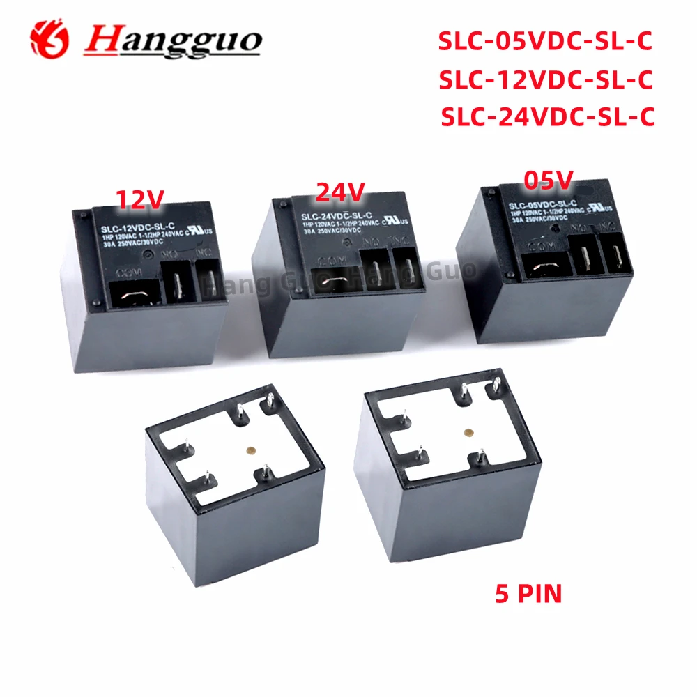 5PCS/Lot Original SLC-05VDC-SL-C SLC-12VDC-SL-C SLC-24VDC-SL-C SLC-05V/12V/ 24VC a group of conversion 5 pin Relay