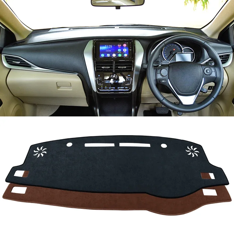 For Toyota Yaris Ativ 2019 2020 2021 2022 2023 Car Dashboard Cover Dash Mat Sun Shade Non-slip Pad Accessories