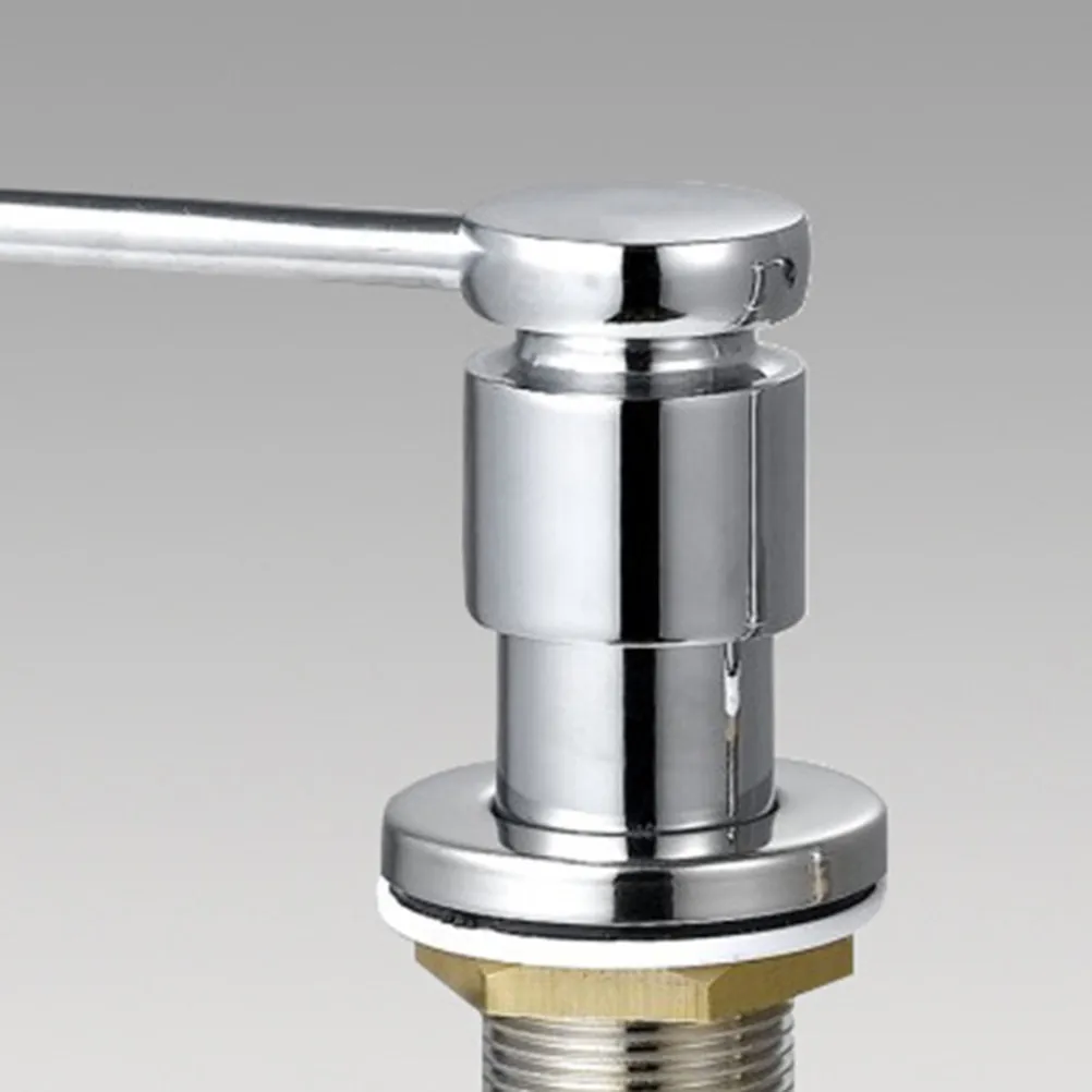 

Premium Stainless Steel Soap Dispenser for Sink Countertop Vanity Corrosion Resistant Acid Resistant Easy Install Refillable