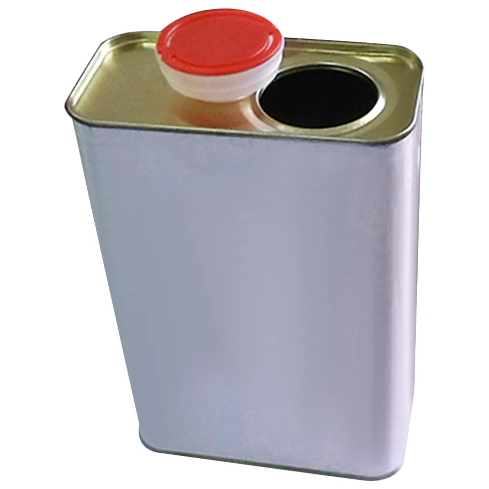 Paint Bucket Portable Container Metal Rectangle Plastic Can Jar Empty Pail