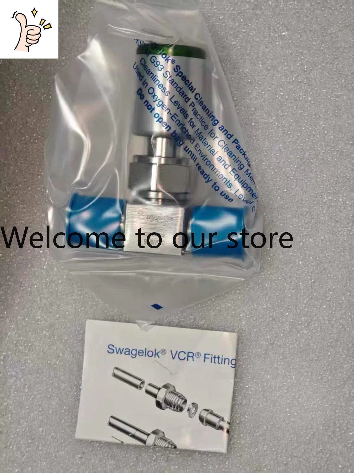 SS-BNV51-O Swagelok, Bellows Valve, Positive