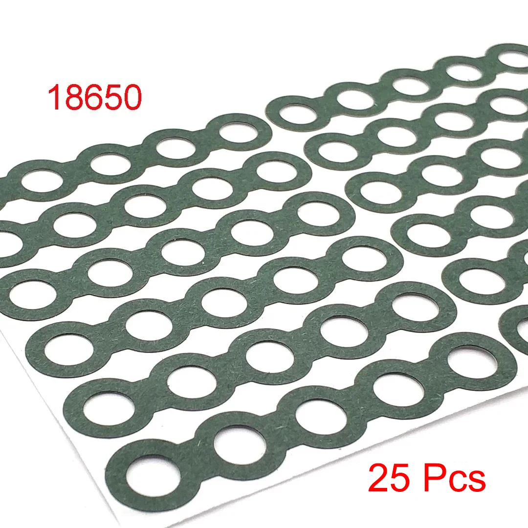 25–100 Stück 18650 21700 26650 32650 Isolierdichtung Li-Ionen-Batteriezelle Gerstenklebepapier Isolierwerkzeug Kleber Elektrodenpads