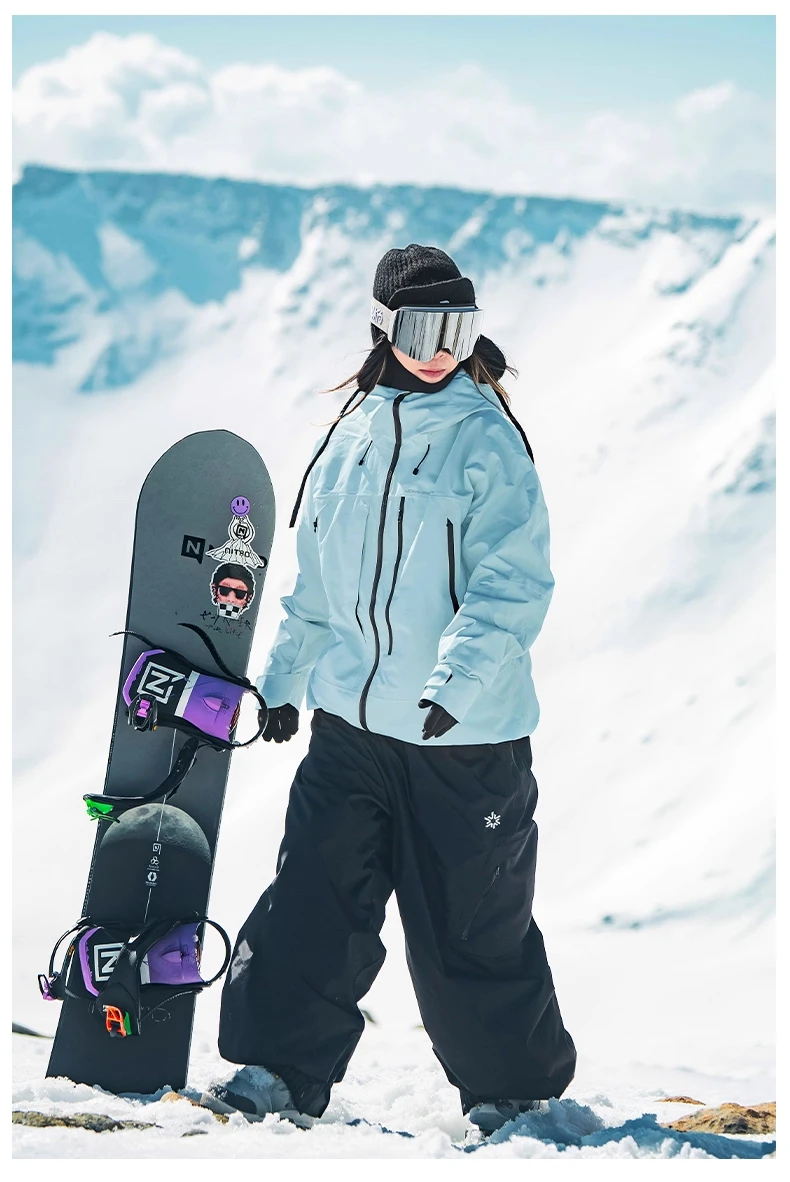 John Snow 2026 Unisex Snowboardjacke im Amerikanischen Stil Professionelle Wasserdichte Winddichte Thermische Winter-Skijacke für Männer & Frauen – Detail 19