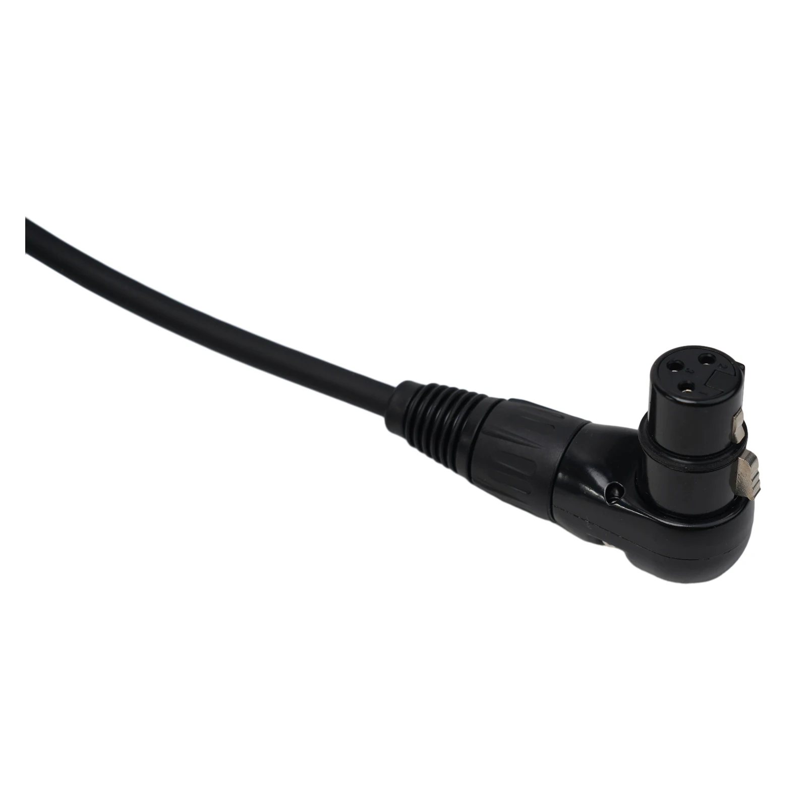 Microphone Extension Cable Home Black Speaker Stable Straight Studio 90 Degree Adapter Female Male Non Deformation