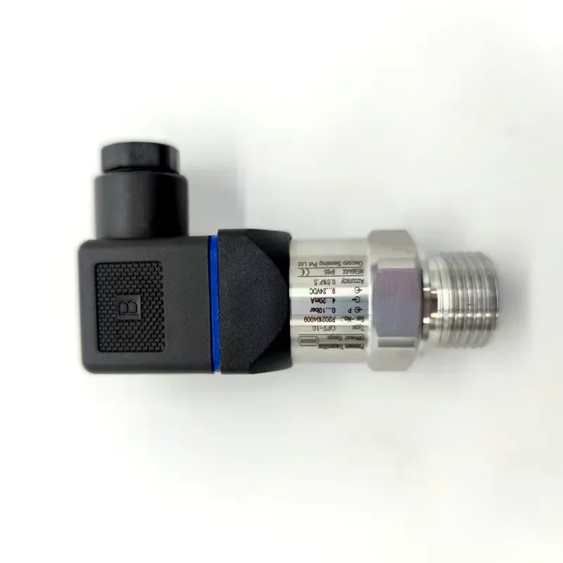 Industrial Hydraulic Pressure Transmitter 4-20mA 0-10V Output High Stability Sensor for Industrial Automation Systems