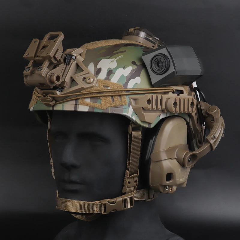 

Тактический шлем Wendy 3.0, утолщенная версия FAST M-LOK, полная защита, для страйкбола, баллистический, тренировочный, с системой подвески