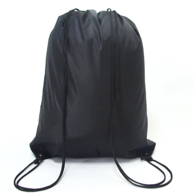 Portable Men Women Sports Gym Bag Drawstring Bag Belt Waterproof Foldable Backpack Shoes Clothes Yoga Running Fitness Travel Bag