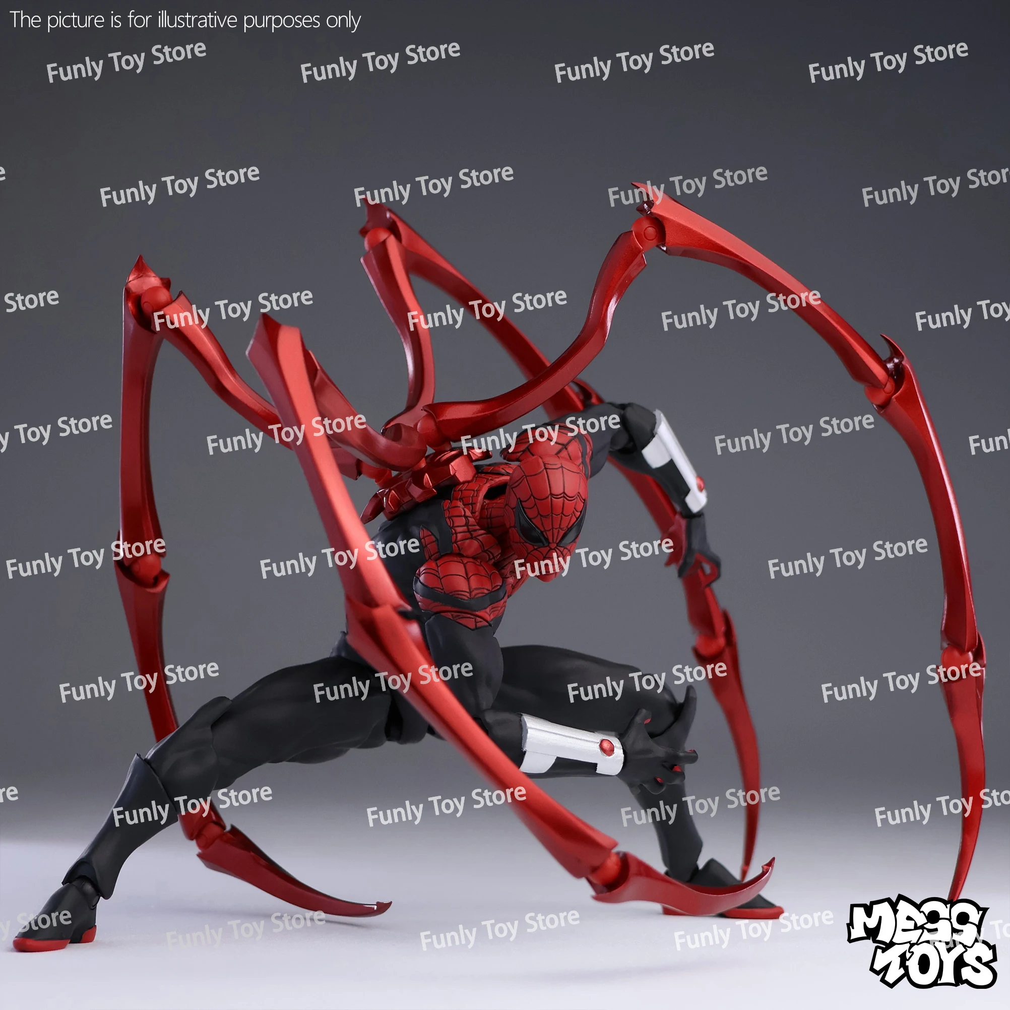 Mainan Stok Tersedia Superior Spider-Man Doctor Octopus Peter Parker Messtoys Spiderman Neighbor Anime Action Figure Hadiah Mainan