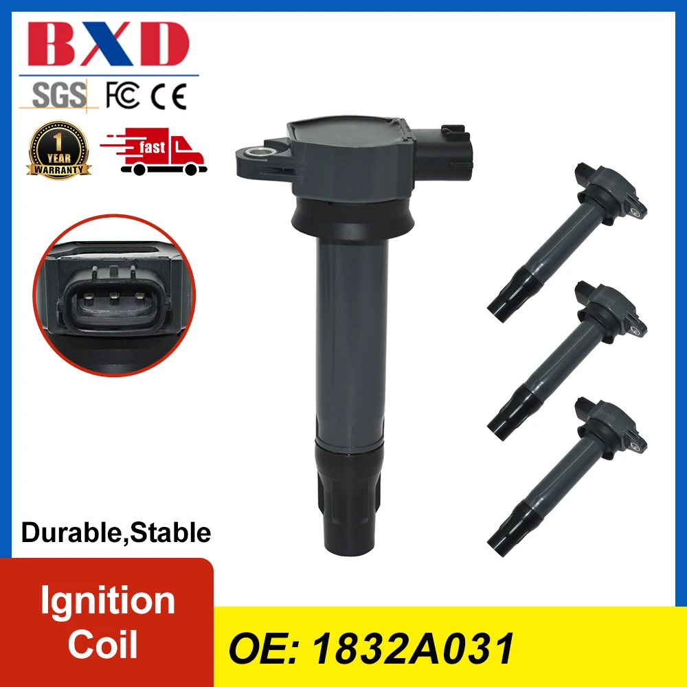 

1/4 шт. катушка зажигания 1832A031 для Mitsubishi Galant 2009, Endeavour 2010-2011 LS Sport Utility 4-дверная 3,8L 3828CC автомобильные аксессуары