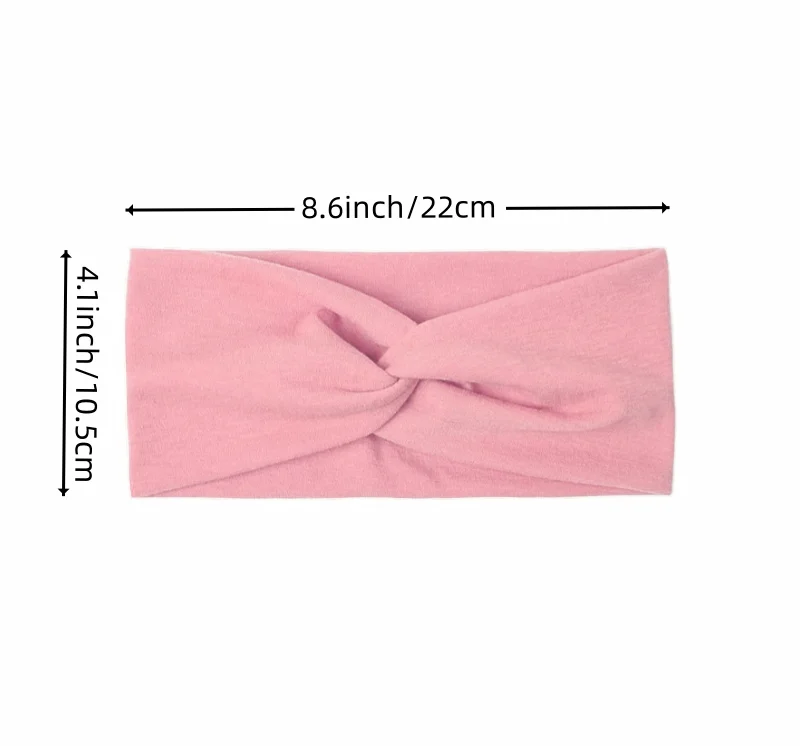 عصابة رأس رياضية للسيدات، عصابة رأس مرنة لليوجا واسعة، رباط شعر للجري، إكسسوار شعر رياضي، أغطية رأس #6