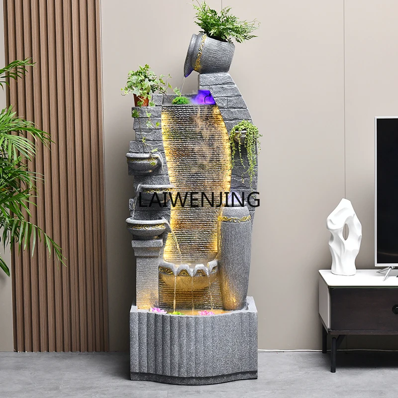 Atomized landscape circulating water ornament creative home entrance office fountain humidification