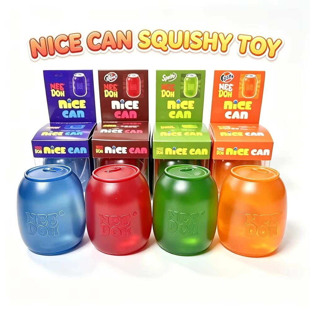 #New Squeeze Toys Cola Can Maltose Squeeze Rebound Stress Relieving Desktop Table Ornament Decorative Display Present For Daily