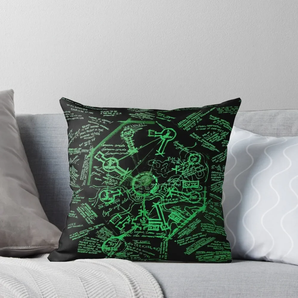 Dharma Stations Blast Door Map (Lost TV show) Throw Pillow Sofa Cushion Throw Pillow Covers pillow