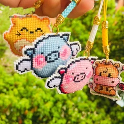 Cross stitch kits Counted Cross-stitch embroidery sets Needlework set threads Craft Stich Key Phone Accessories Plastic Canvas